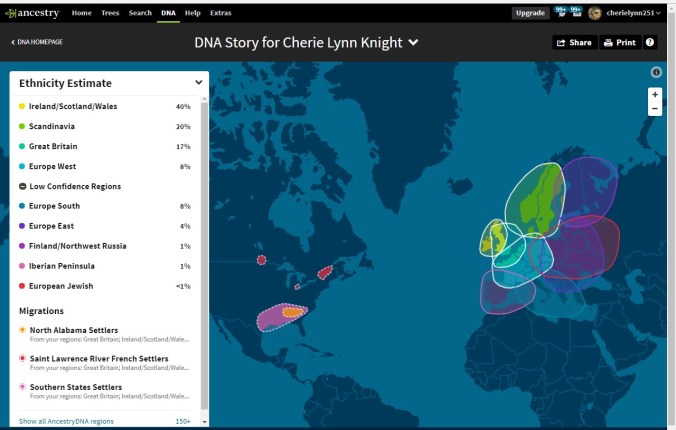 Copy of cherie admix ancestrydna 2018