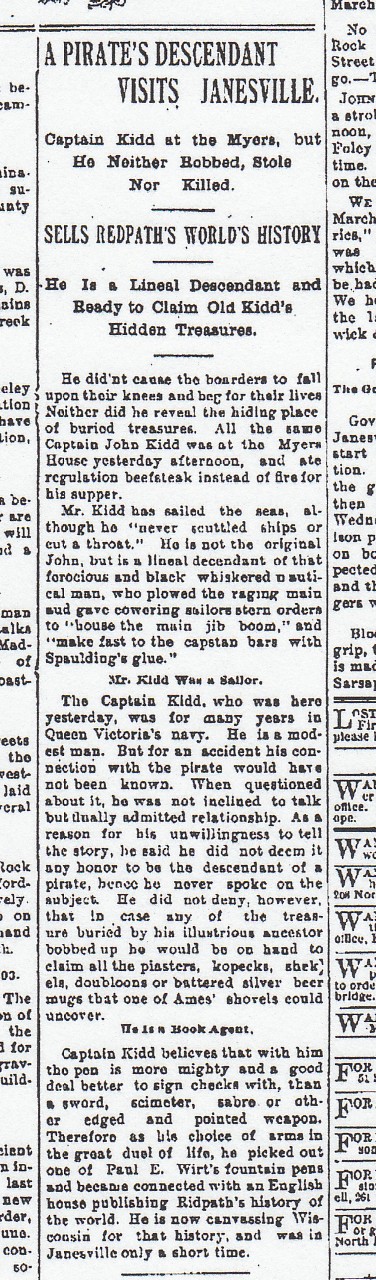 Copy crop of kidd pirate 1892 janesville page